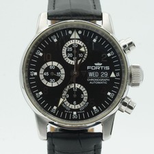 FORTIS FLIEGERUHR CHRONO AUTOMATIK HERREN UHR 597.20.141 VINTAGE SCHÖN 40MM