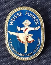 Faschingsorden-Anstecknadel Weiße Funken, Stuttgart