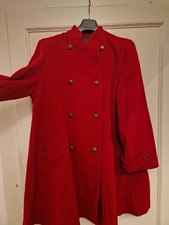 Roter Damen Umstandsmantel