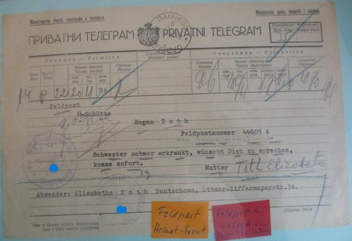 116 telegramm ss schütze - telegramm, ss-schütze
