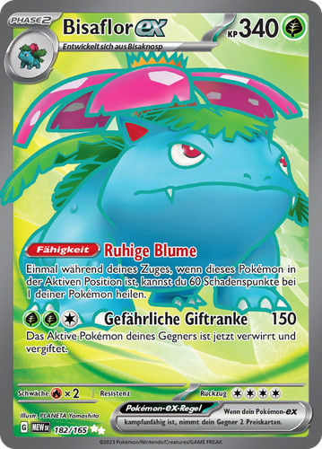 Pokemon karte bisaflor - pokemon, bisaflor-ex