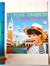 orig. Autogramm v. CONNIE FRANCIS Foto 20x30 cm Glanz s. Artikelbeschreibung