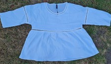 Tunika Bluse - Weiß  -