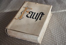 Buch Faust Goethe mit Widmung