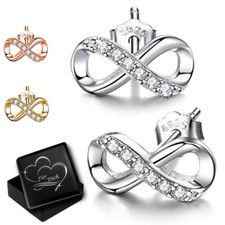 Unendlichkeit Ohrringe 925er