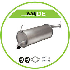 Auspuff Endschalldämpfer Hyundai Getz (TB), 1.1, 1.3i, 1.4i mit Montagesatz