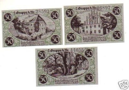 Banknoten notgeld stadt - banknoten,