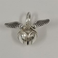 Pandora x Harry Potter Silver Schnatz Charm-Anhänger S925 Echtsilber ALE