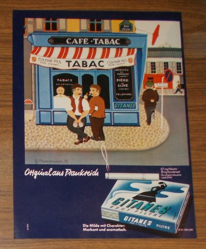 Seltene werbung gitanes - seltene,