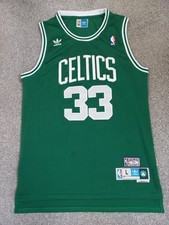 Adidas NBA Hardwood Classics Larry Bird No. 33 Boston Celtics Trikot Large