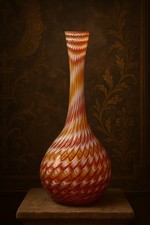 Space Age Glas Bodenvase um