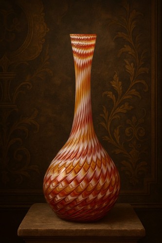 Space age glas bodenvase - bodenvase, um