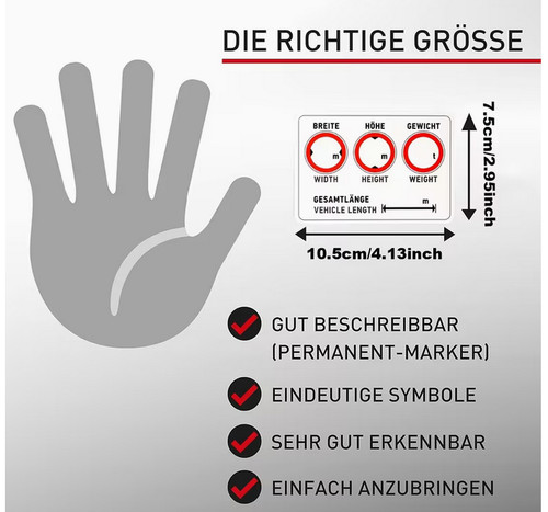 Aufkleber zur