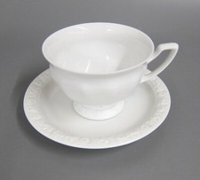 Kaffeetasse & Untertasse Rosenthal Maria Weiss weiß