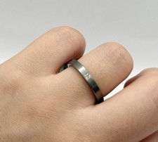 Wunderschöner BOCCIA TITAN Ring Mit Kleinen Diamanten Gr.60 neu