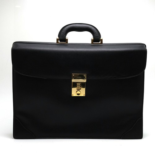 Prada leder aktentasche - prada,