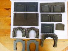 Tunnelportal Natursteinmauer Stützmauer aus Hartschaum 