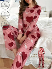 Damen Schlafanzug Pyjama