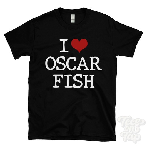 Love oscar fish shirt herz - i, t-shirt