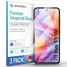 3x Schutzglas Panzerfolie Klar