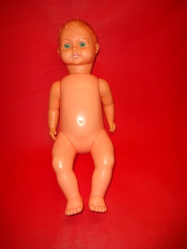 Babypuppe junge ddr blaue - junge,