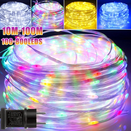 100m led lichterkette strom - led,