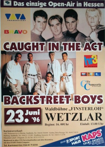 Caught the act backstreet - the,