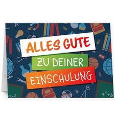 Große Karte zur Einschulung
