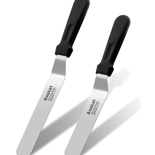 Glasurspatel set mit - set, 2