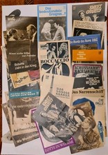 Konvolut 22x  alte DDR Filmprogramme 1950er 1960er  Progress Kino  Werbung 