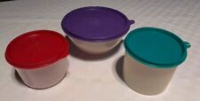 3x Tupperware Schüsseln 450 ml - 600 ml - 850/900 ml Tupperbehälter Tupper Trio
