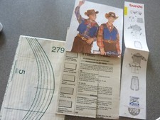 Burda Schnittmuster - Kostüm - Cowboy/Cowgirl Gr. 122-152 Nr. 2798