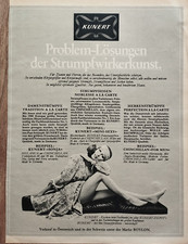 ORIG WERBUNG REKLAME 1978 KUNERT Strumpfhose