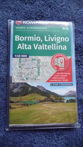 Kompass wanderkarte bormio - kompass,