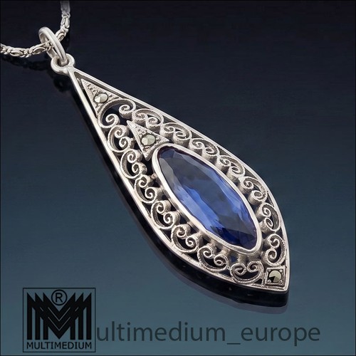 Jugendstil silber anhänger - silber,