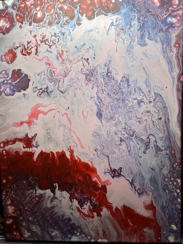 Acrylmalerei auf handgemalter - acrylmalerei,