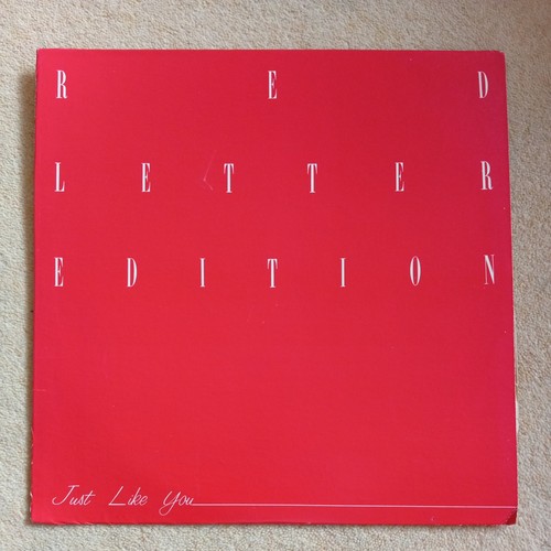Red letter edition - red, like