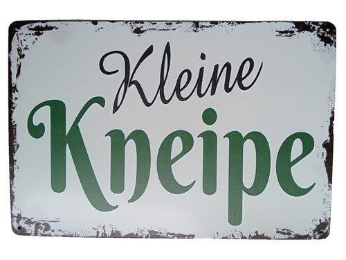Deko blechschild kleine - deko, "kleine