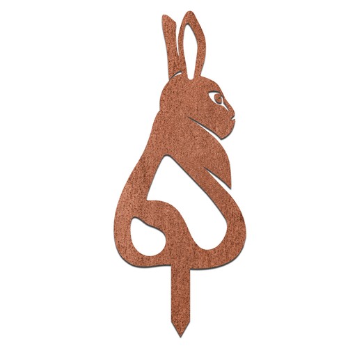 Gartenstecker hase mara garten - gartenstecker,
