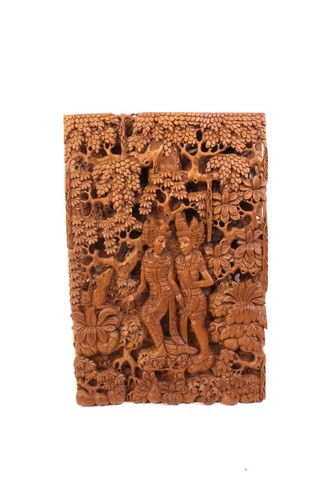 Holzrelief wandbild - holzrelief,