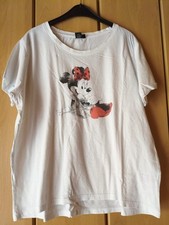 Schönes weißes T-Shirt Gr.XL mit Minnie Mouse von Disney - gut erhalten