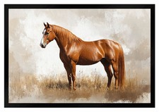 Fußmatte Pferd Brauner Schmutzfangmatte F2646