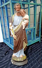 alte, antike Figur hl. Josef