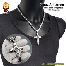 Herren Kreuz Anhänger - mit