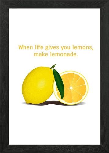 Gerahmtes wandbild poster - wandbild,