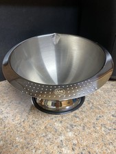 AMC Schüssel Mit Fuß Edelstahl  Abnehmbarer Fuß