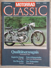 Motorrad Classic 4/1990 Victoria KR25 Honda Brough Puch S4 Dollar Moto Guzzi
