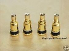 >vergoldet< Felgen-Metall-Ventile Ventil 11,3 mm BBS,OZ,RH_VW + Audi "gold"