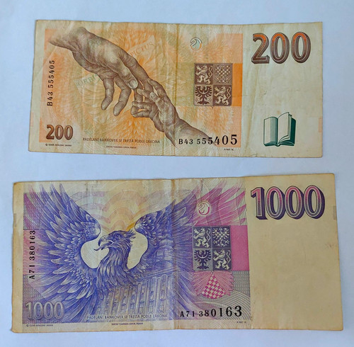 Banknoten tschechien 200 - banknoten,