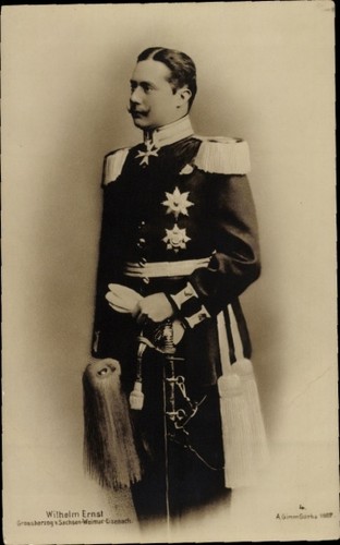Großherzog wilhelm ernst - ak,